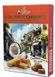 Delicoco Coconut Chunks - Caramel (TRP) (36 x 80g)